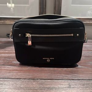 Michael Kors Black Nylon Crossbody Bag like New